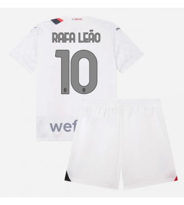 AC Milan Rafael Leao #10 Replica Away Stadium Kit for Kids 2023-24 Short Sleeve (+ pants)